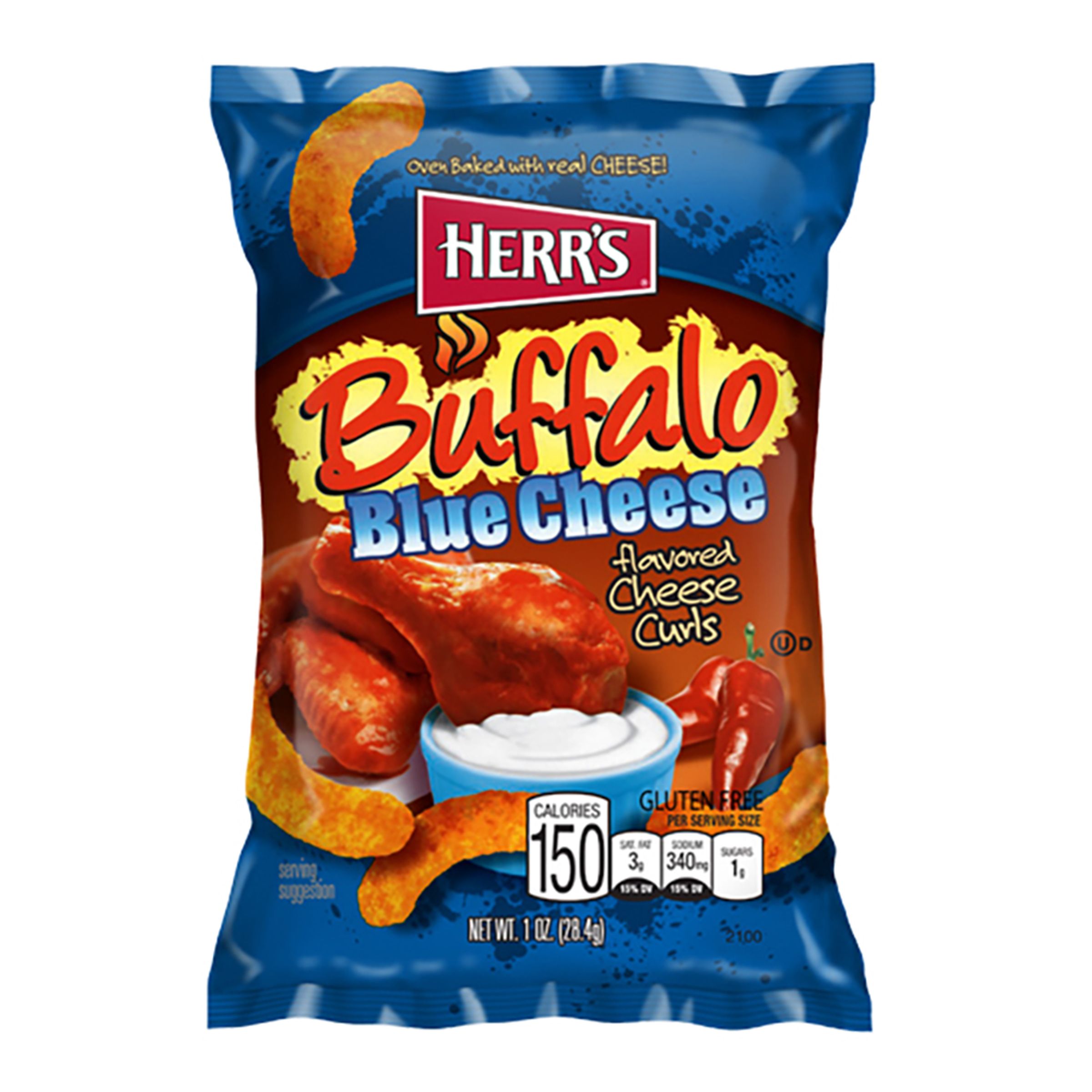 Herr's Buffalo Blue Cheese - 113 gram