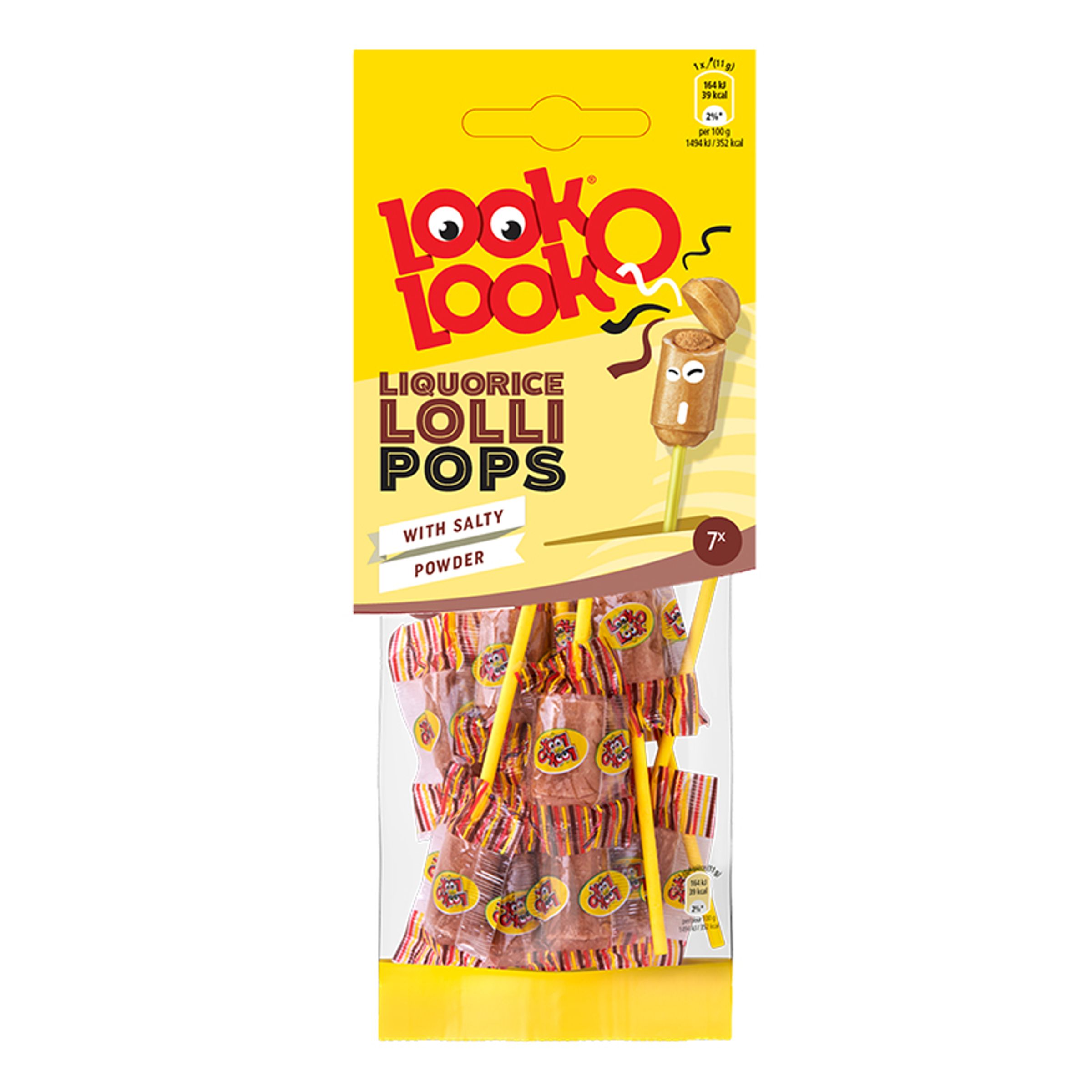 Look-O-Look Lakritsklubbor - 70 gram